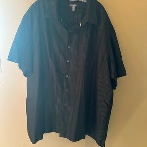 Van Heusen Black Casual Shirt with Relaxed Fit